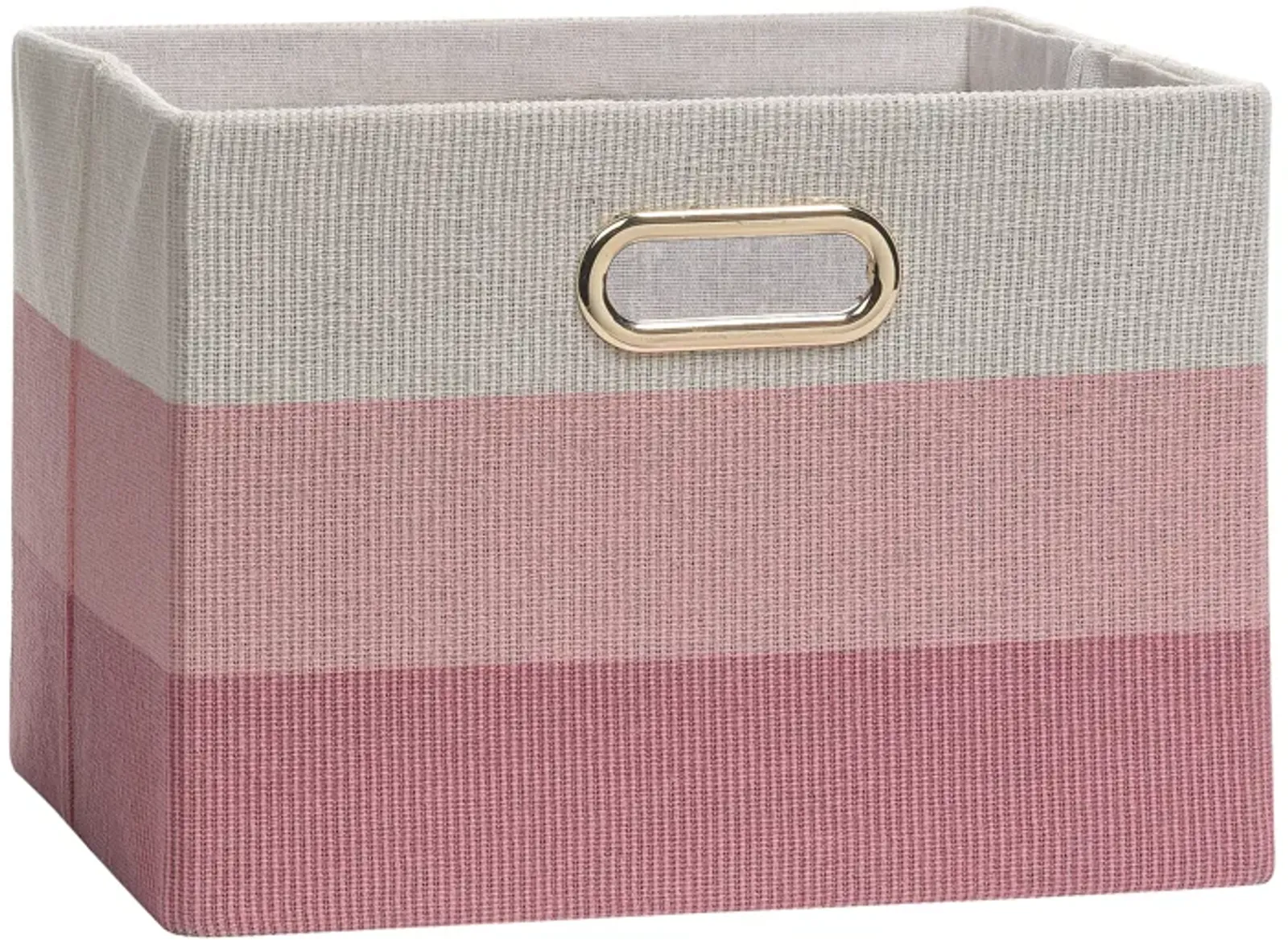 Lambs & Ivy Pink Ombre Foldable/Collapsible Storage Bin/Basket