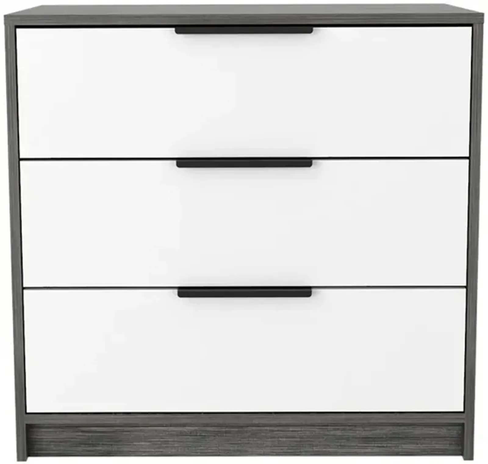 3 Drawers Dresser Maryland, Bedroom, Smoky Oak / White