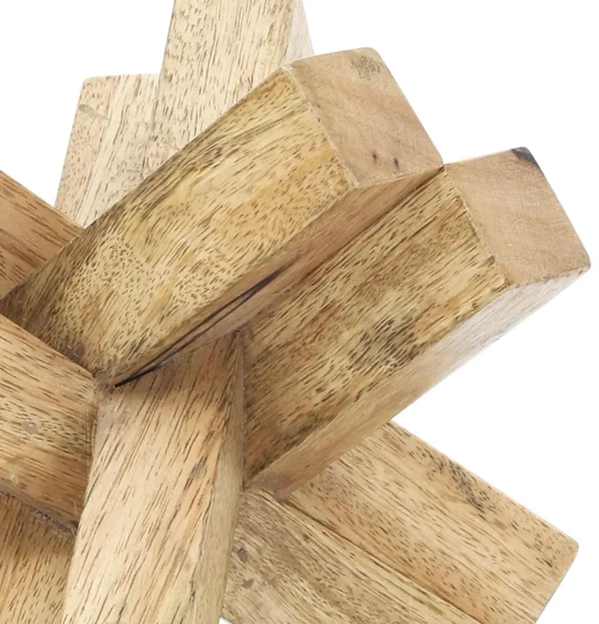 Light Brown 6"x6" Wood Jack