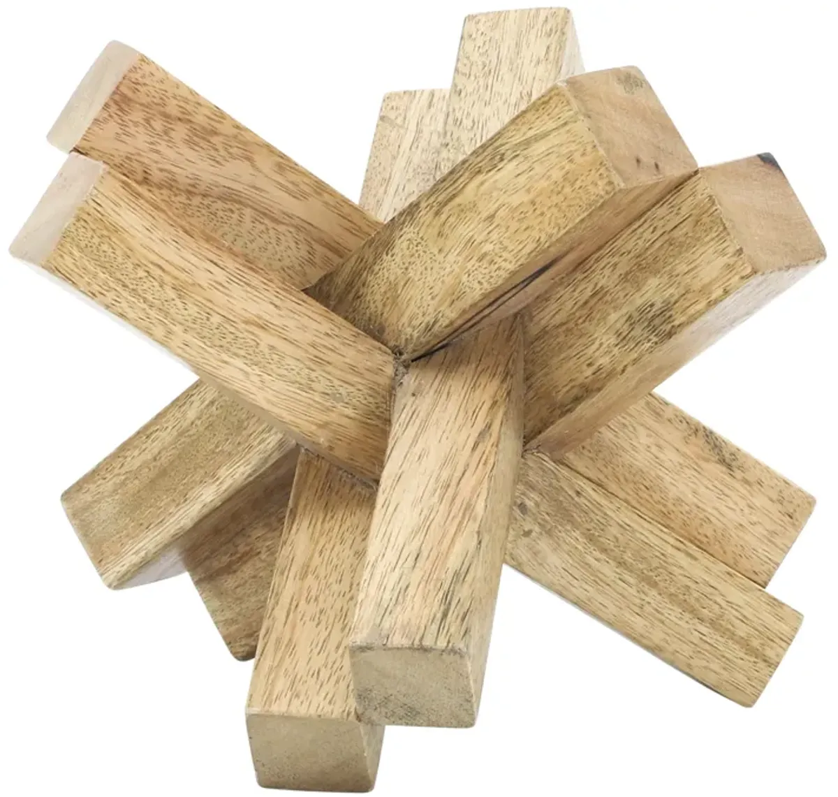 Light Brown 6"x6" Wood Jack