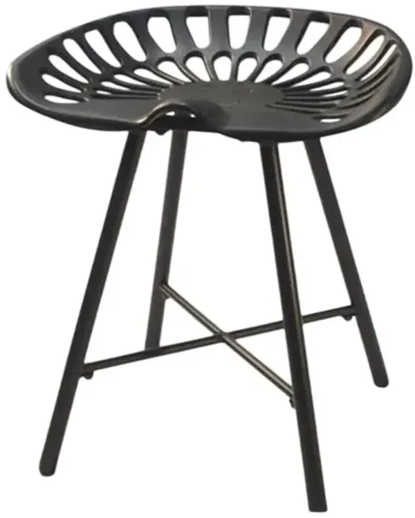Carolina Living Jace Tractor Seat Stool - Black