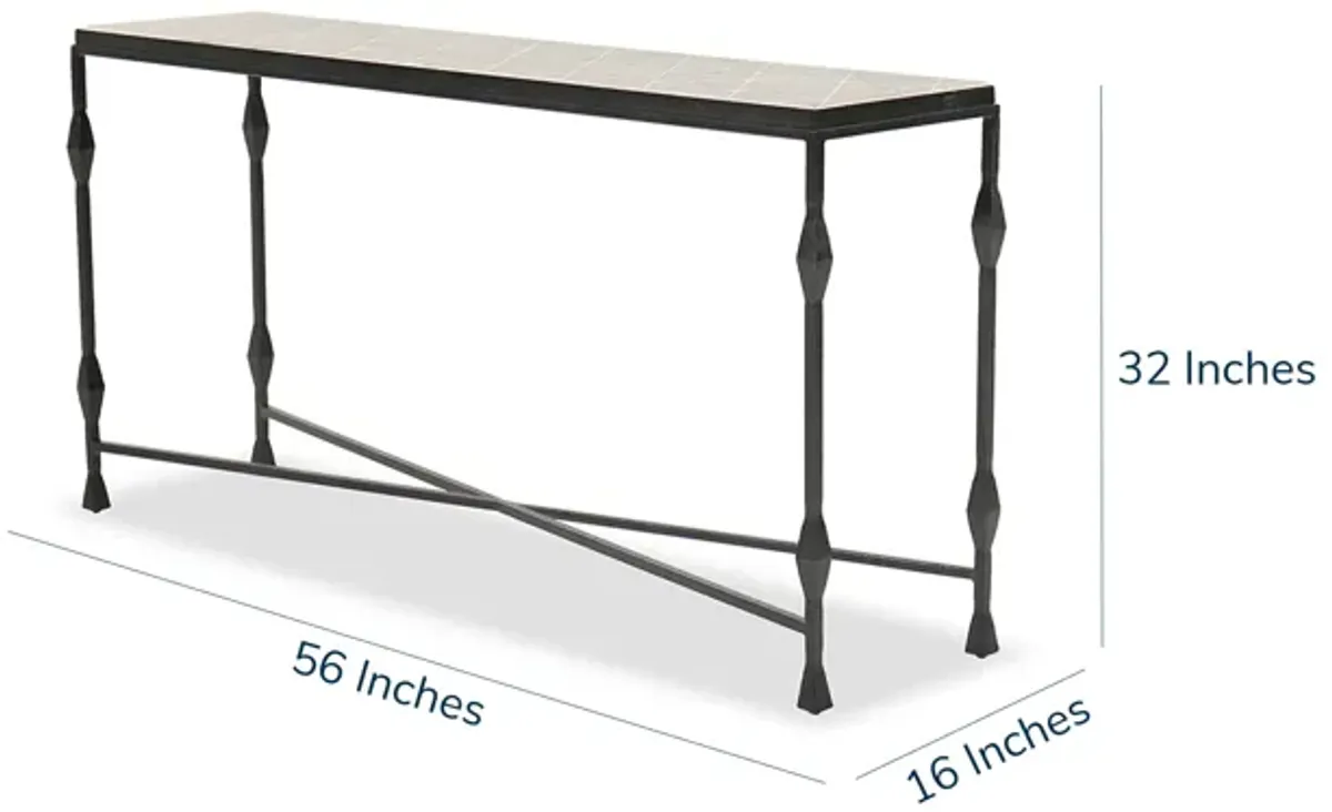 Commerce & Market Metal-Wood Console Table