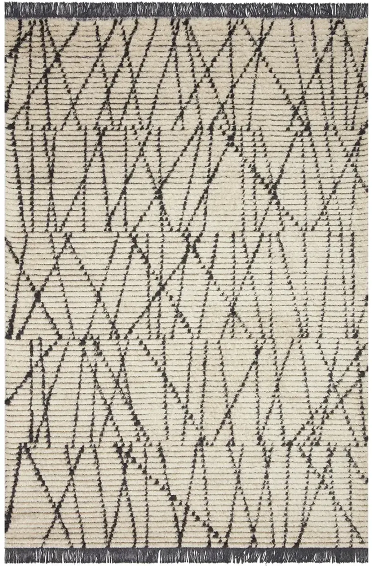 Alice ALI01 Cream/Charcoal 6'5" x 9'2" Rug