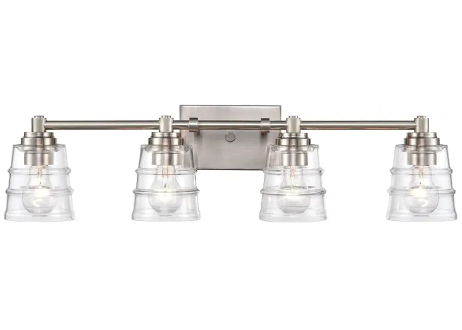 Pulsate 30.25'' Wide 4-Light Silver Vanity Light