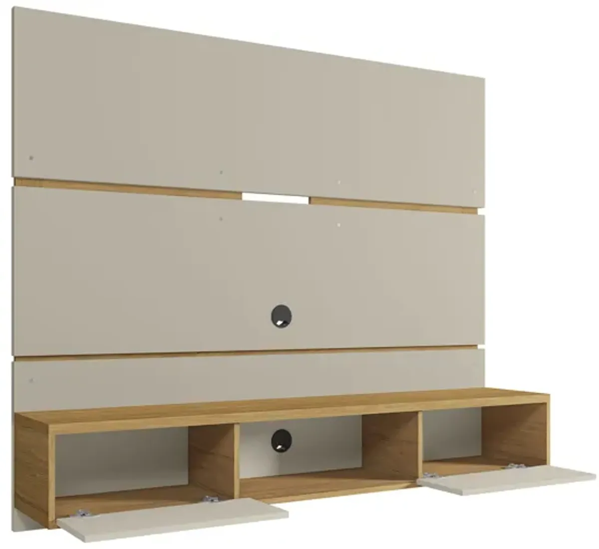 Vernon Beige Floating Entertainment Center