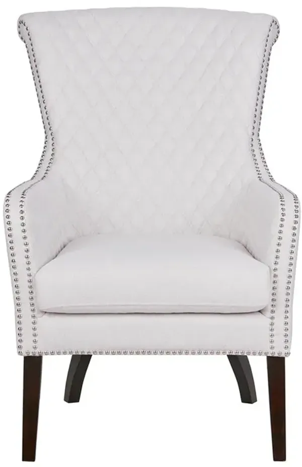 Belen Kox Quilted Back Accent Chair with Silver Studs, Belen Kox