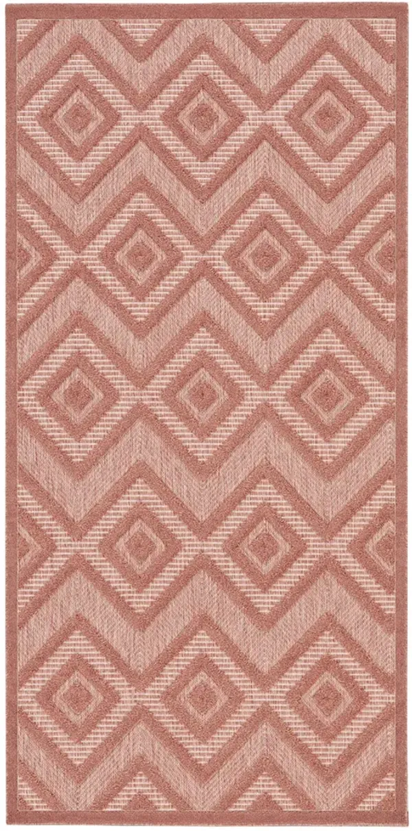 Versatile NRV01 Coral/Orange 2' x 4' Rug