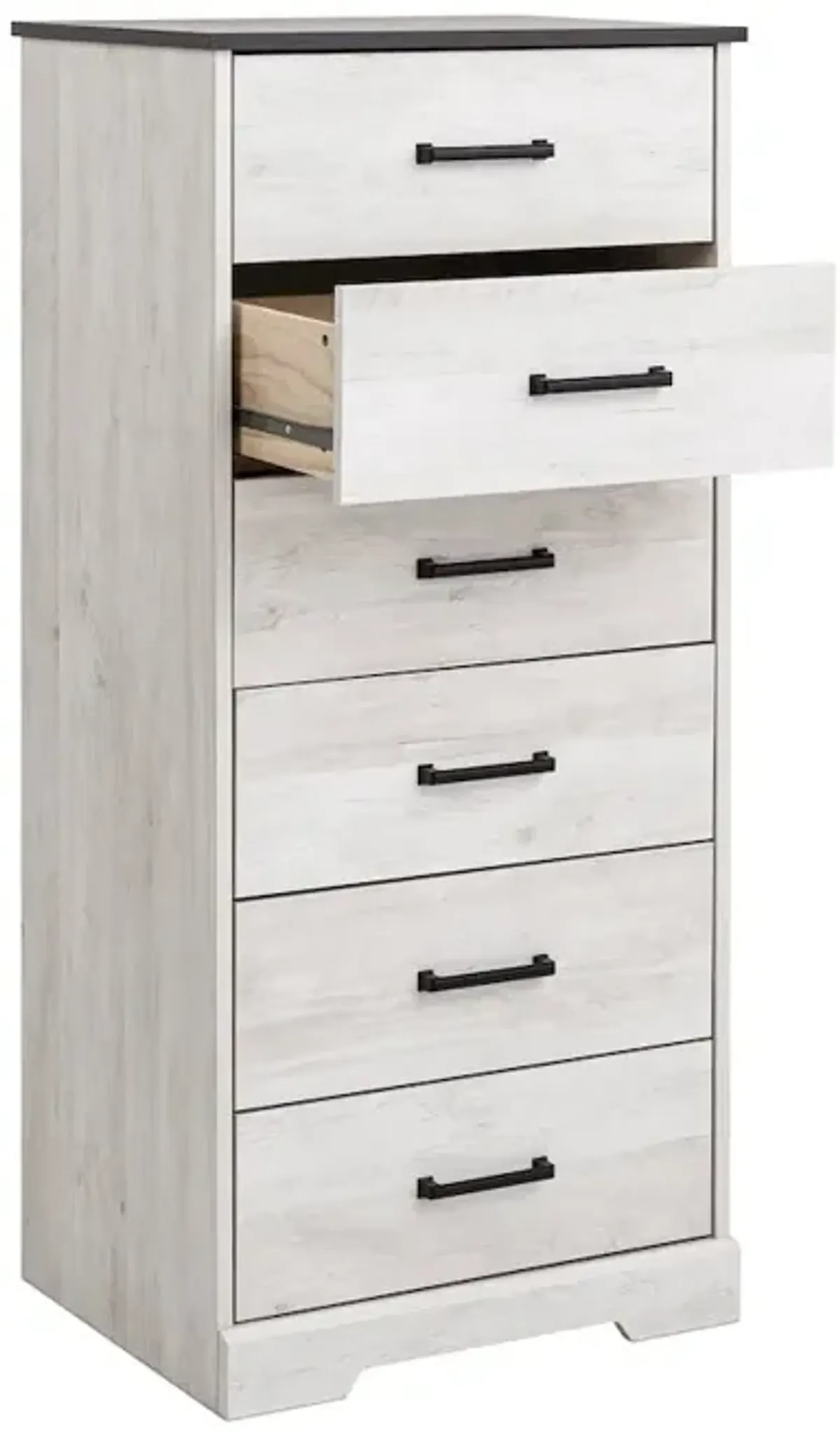 Prepac Rustic Ridge Washed White 6 Drawer 18.5D x 23.75W x 51.5H Dresser