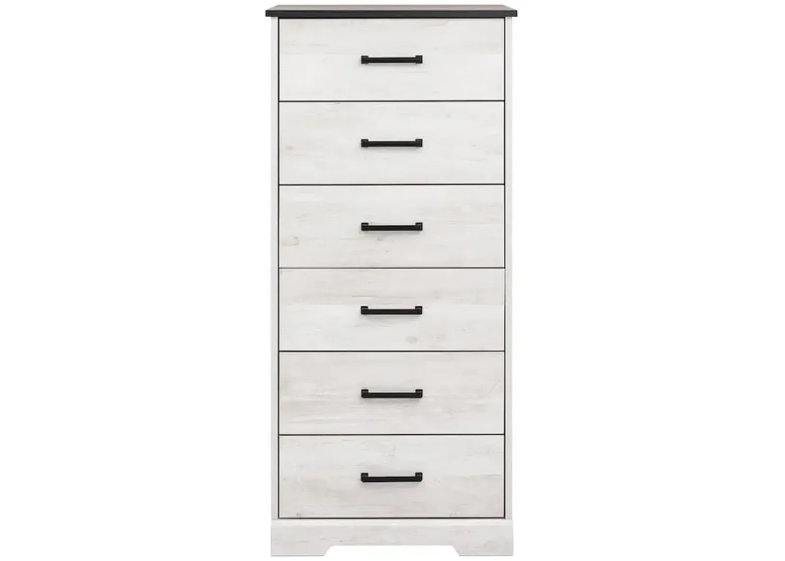 Prepac Rustic Ridge Washed White 6 Drawer 18.5D x 23.75W x 51.5H Dresser