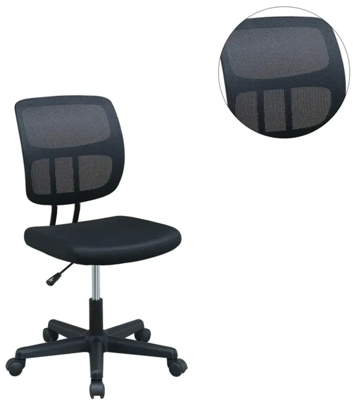 Mesh Back Adjustable Office Chair In Black