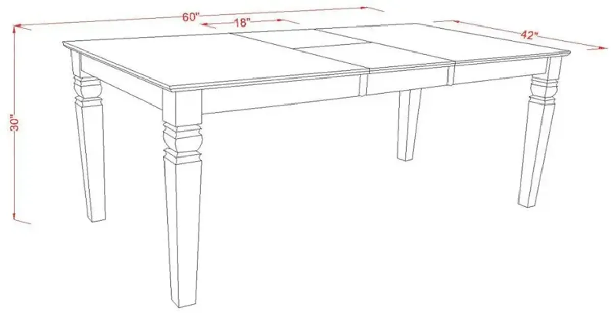 Dining Room Set Buttermilk & Cherry