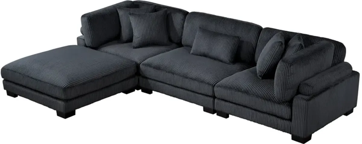 Traverse 3-Piece Sectional with Ottoman