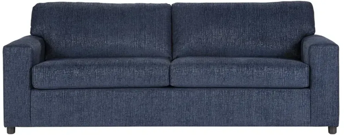 New Classic Furniture Kylo Blue Polyester Fabric Sofa Couch