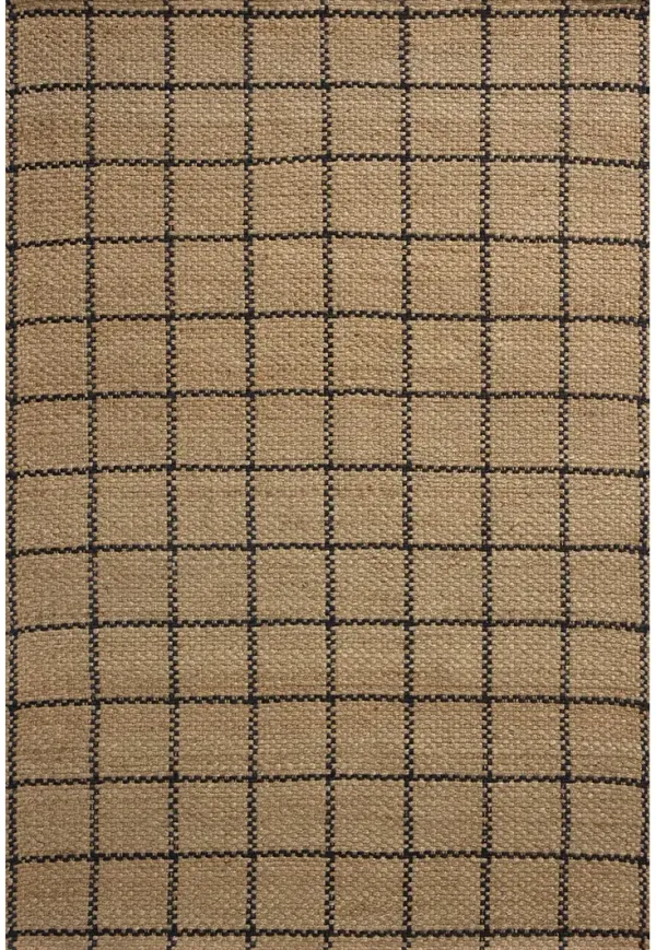 Fletcher Natural/Black 9'3"x13' Rug