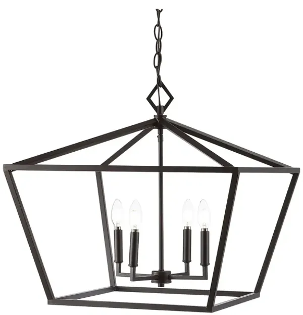Gatsby Adjustable Iron Rustic Glam LED Pendant