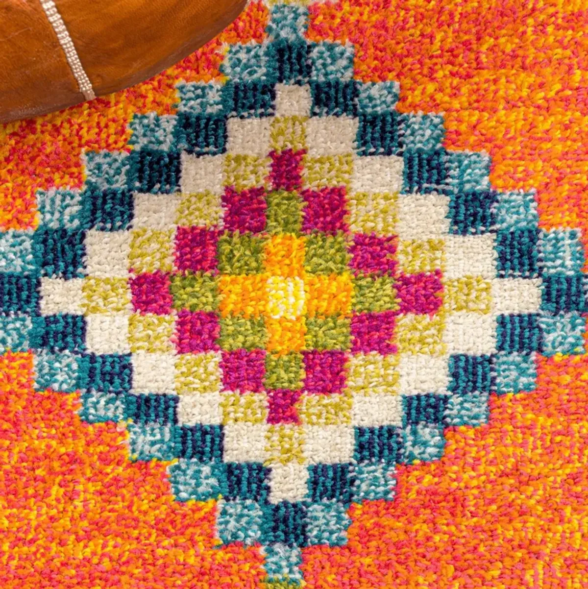 Tribal Love Geometric Area Rug