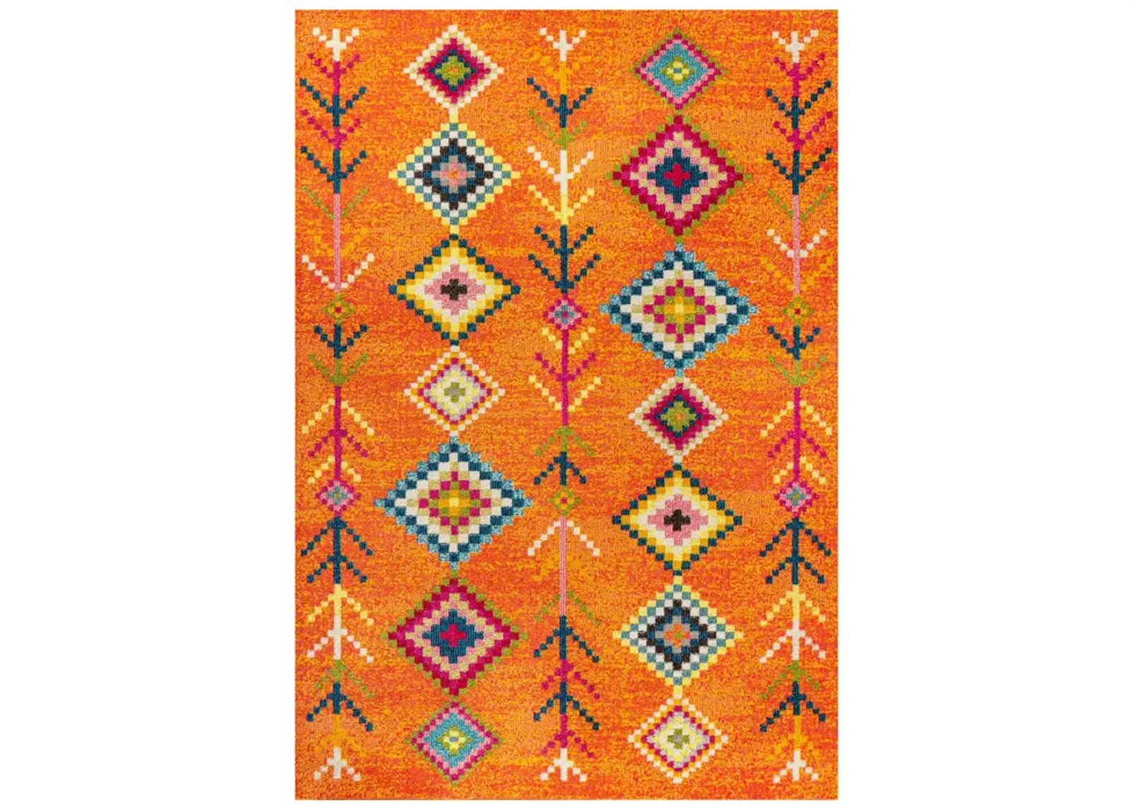 Tribal Love Geometric Area Rug