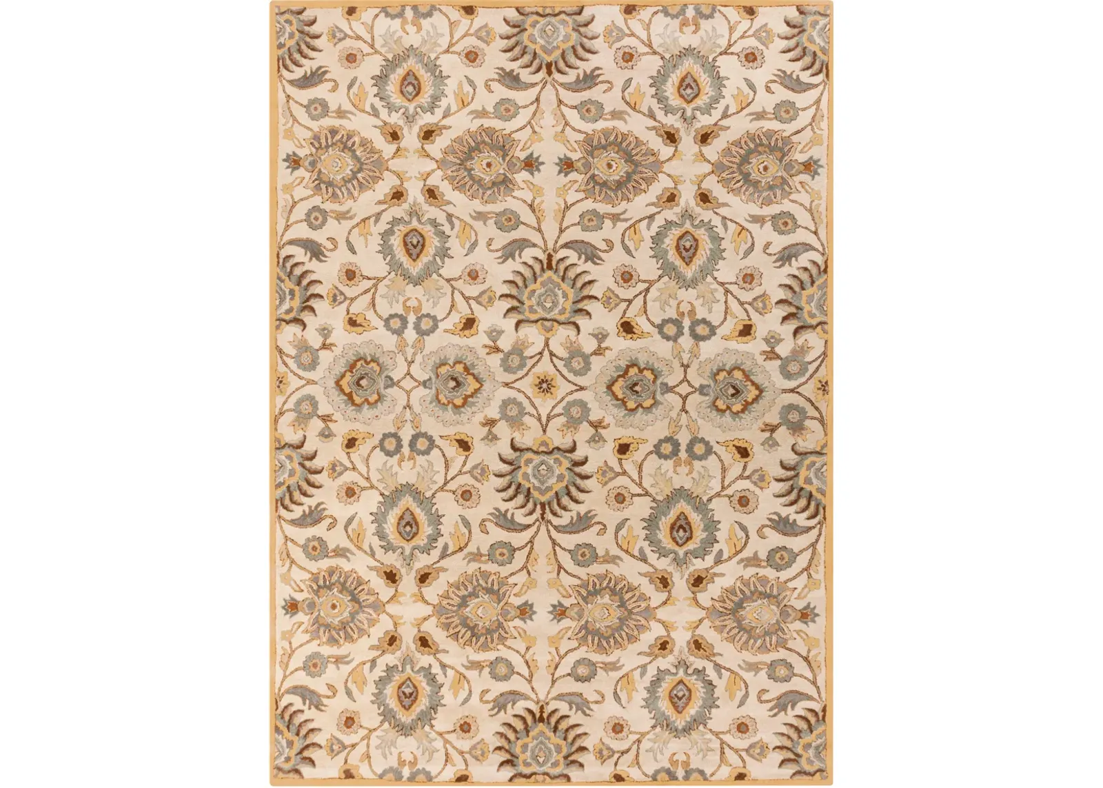 Caesar CAE-1192 9'9' Square White Rug