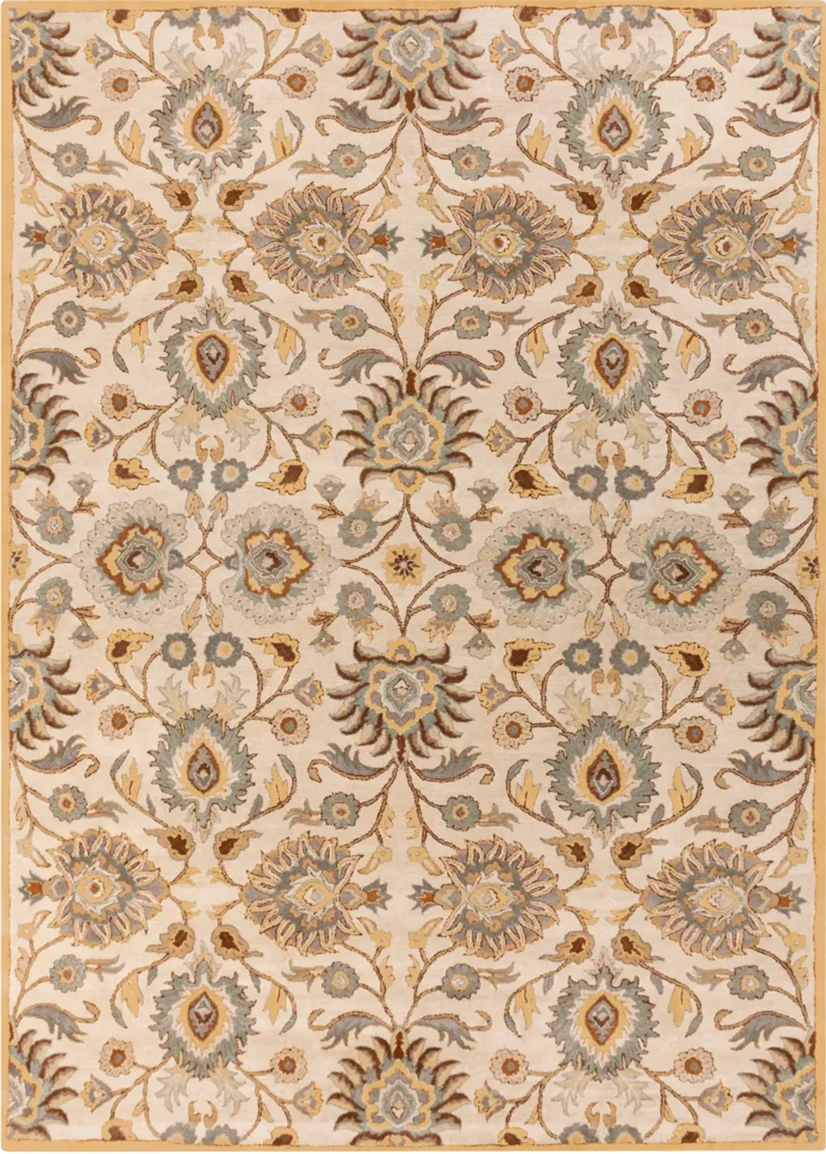 Caesar CAE-1192 9'9' Square White Rug