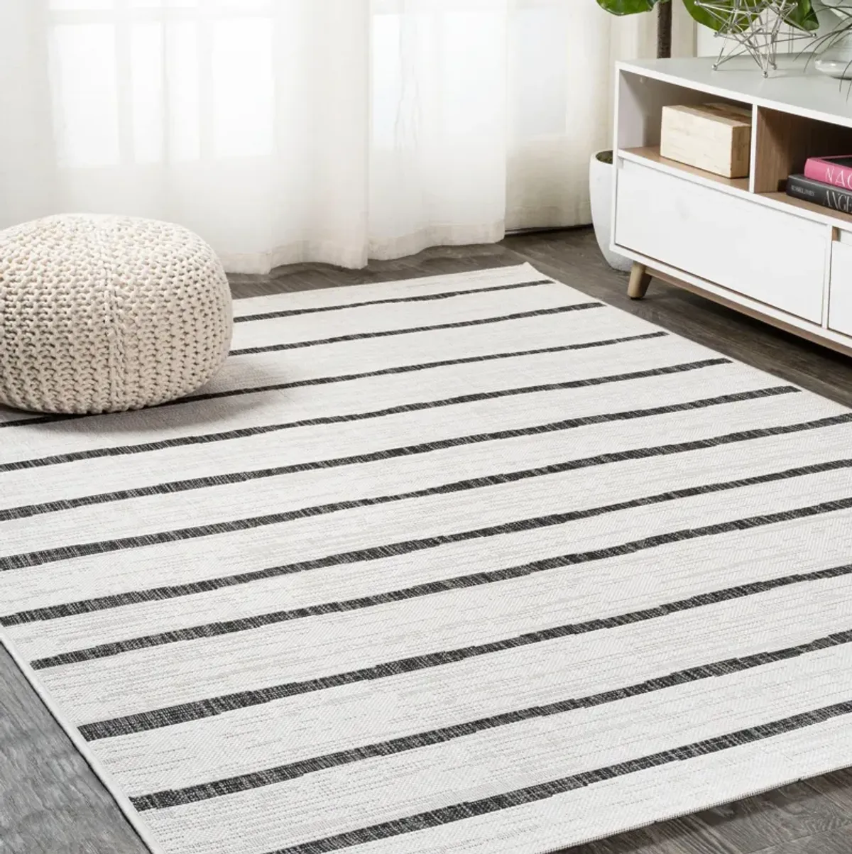 Colonia Berber Stripe Indoor/Outdoor Area Rug