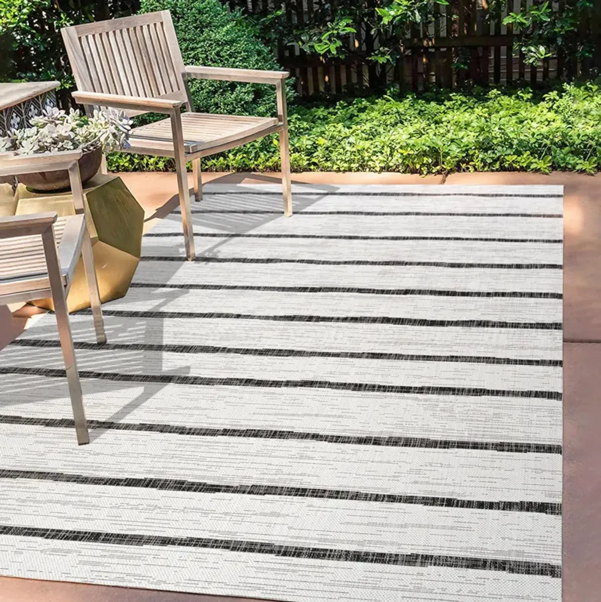 Colonia Berber Stripe Indoor/Outdoor Area Rug