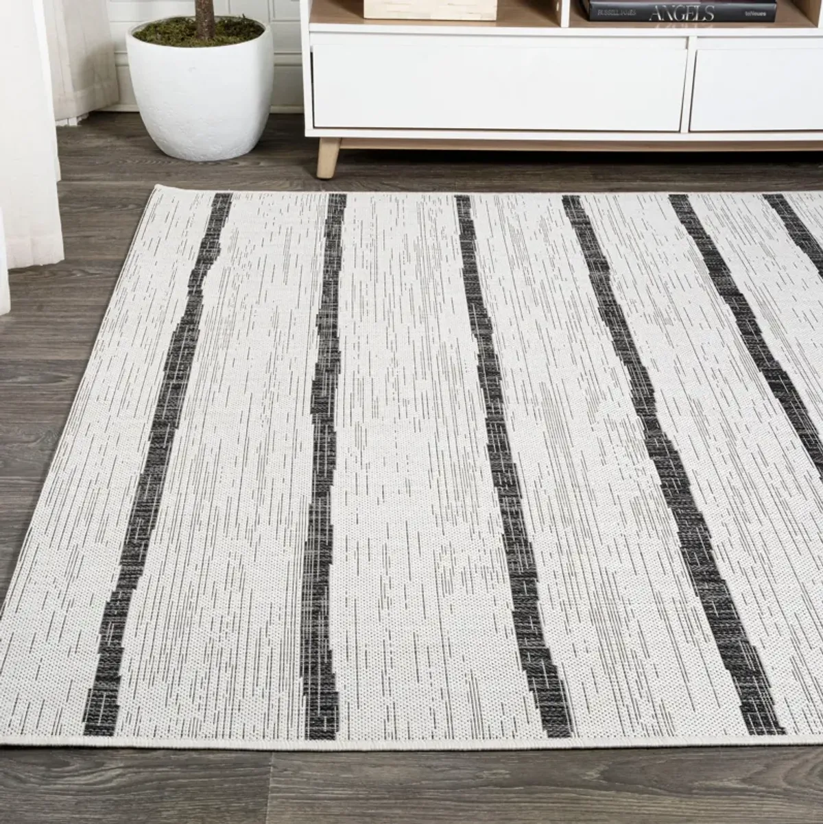 Colonia Berber Stripe Indoor/Outdoor Area Rug