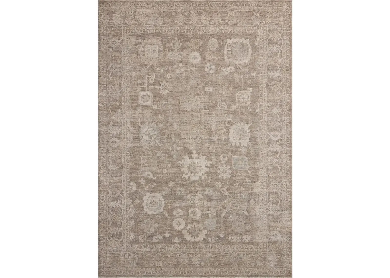 Louisa Taupe/Ivory 9'6"x9'6" Round Rug