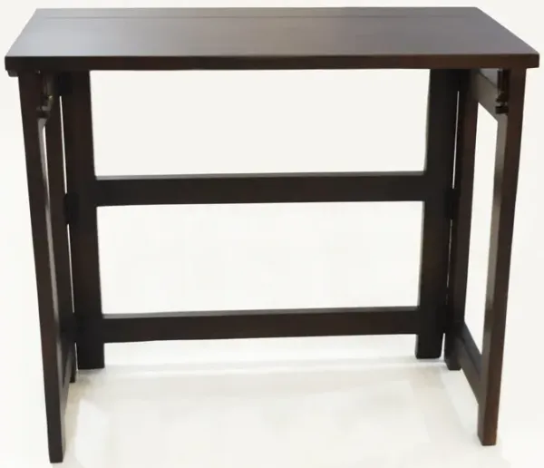 Handmade 100% Mango Wood Knock Down Dark Walnut Color Rectangular Shaped Indoor Study Table