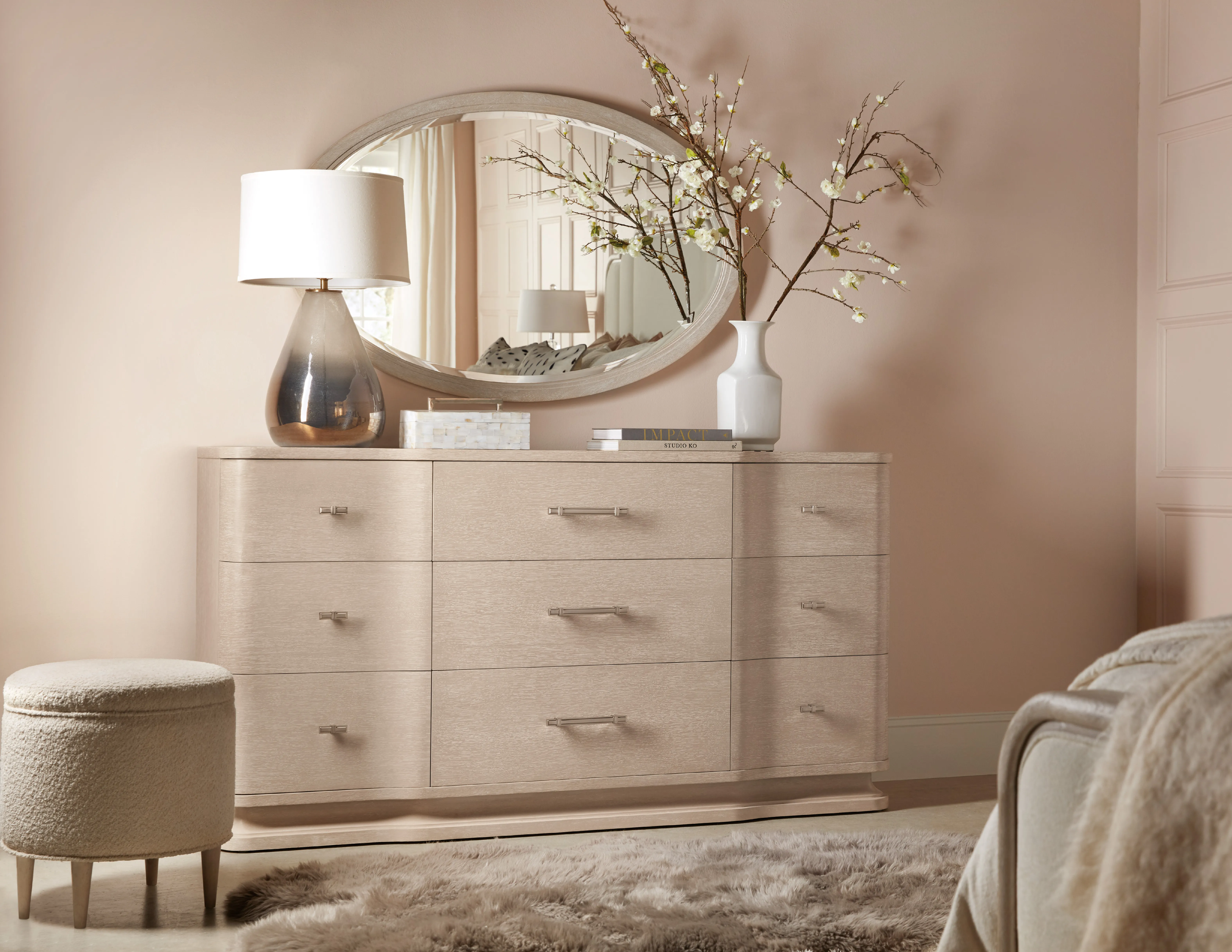 Nouveau Chic Nine Drawer Dresser