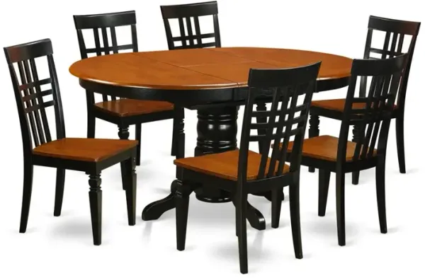 Dining Room Set Black & Cherry