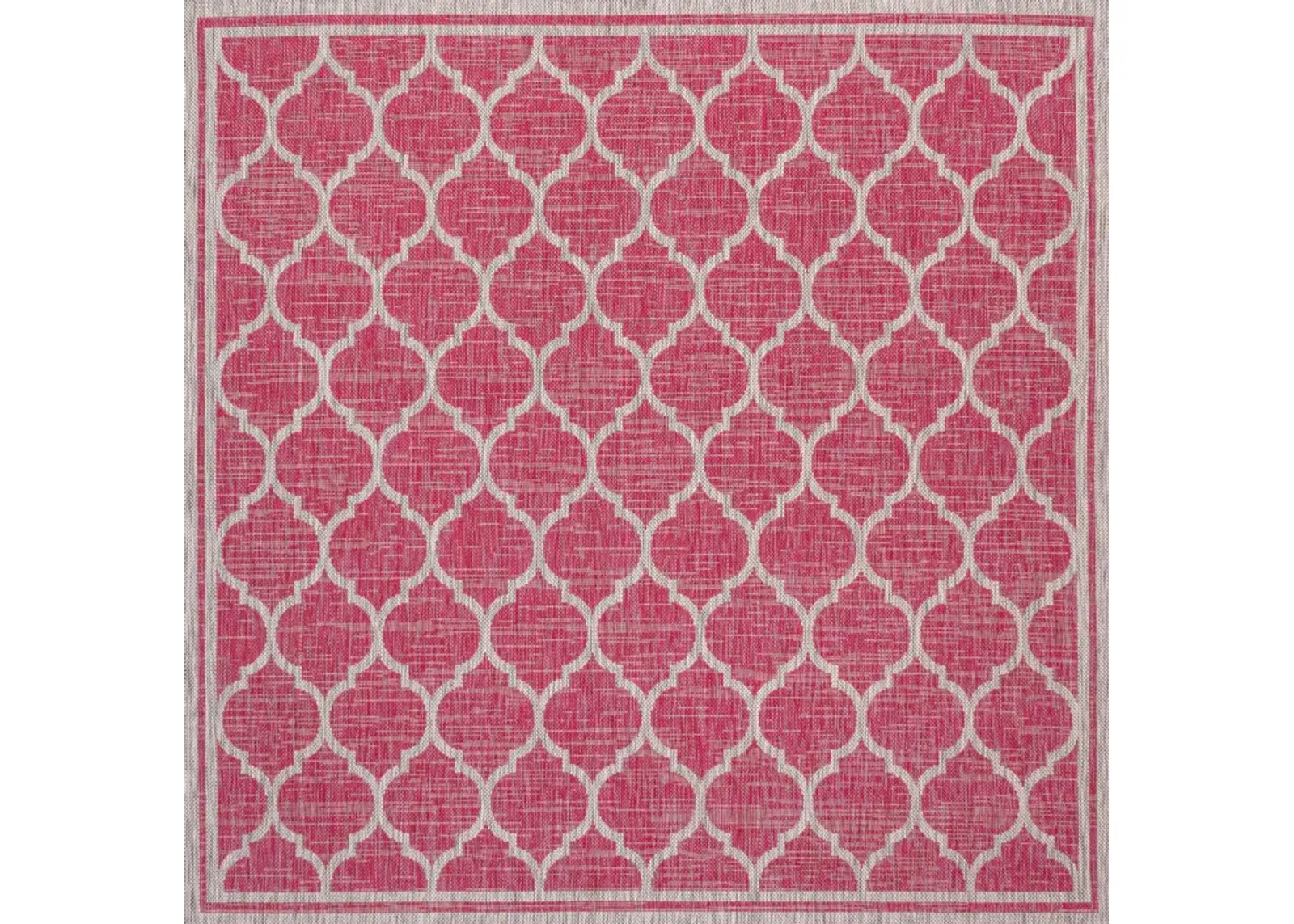 Trebol Moroccan Trellis Textured Weave Indoor/Outdoor Area Rug