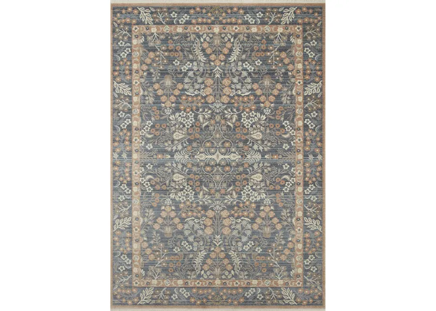 Holland HLD02 Navy 7'10" x 10'2" Rug by Rifle Paper Co.