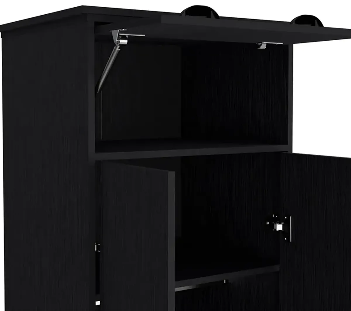 Armoire Dumas, Bedroom, Black