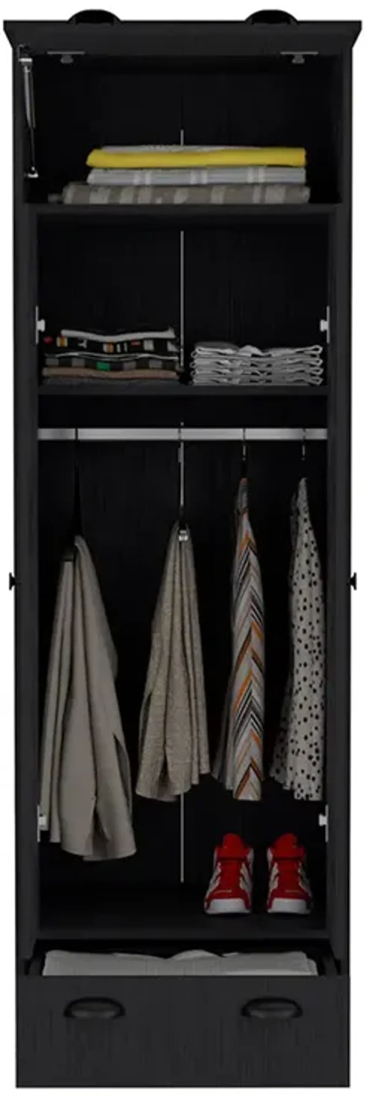 Armoire Dumas, Bedroom, Black