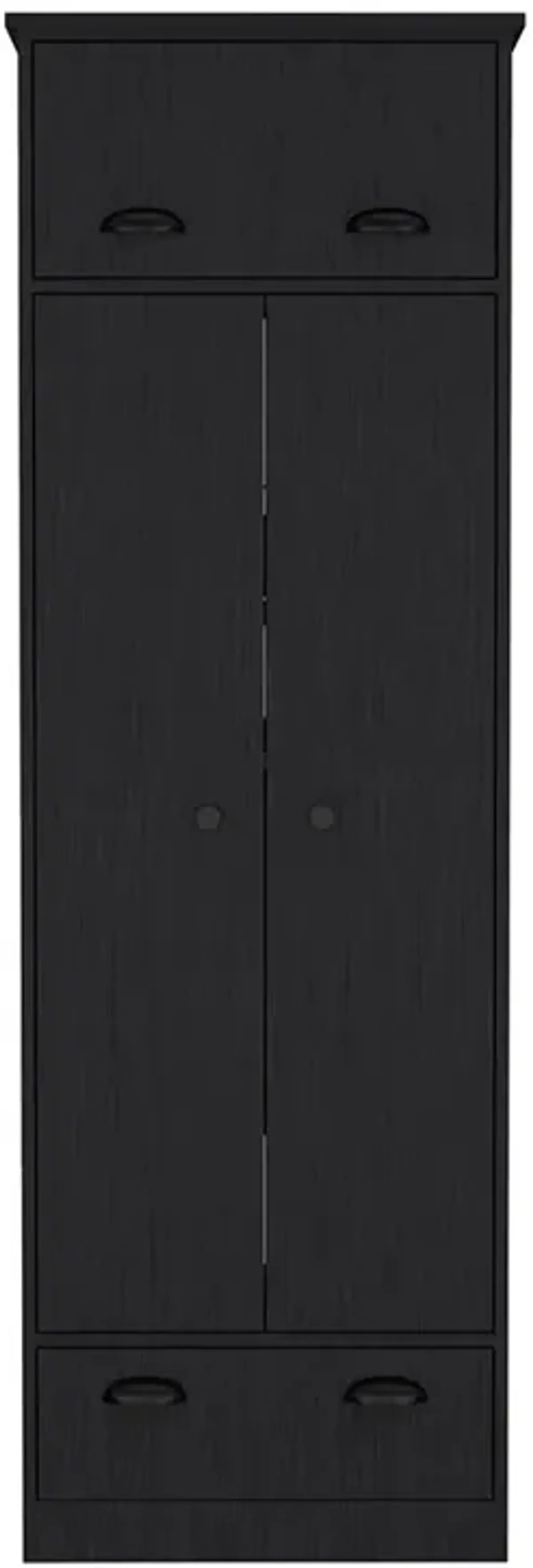 Armoire Dumas, Bedroom, Black