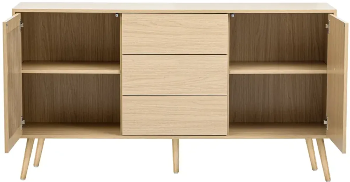 Merax Modern Storage Cabinet with Adjustable Shelf