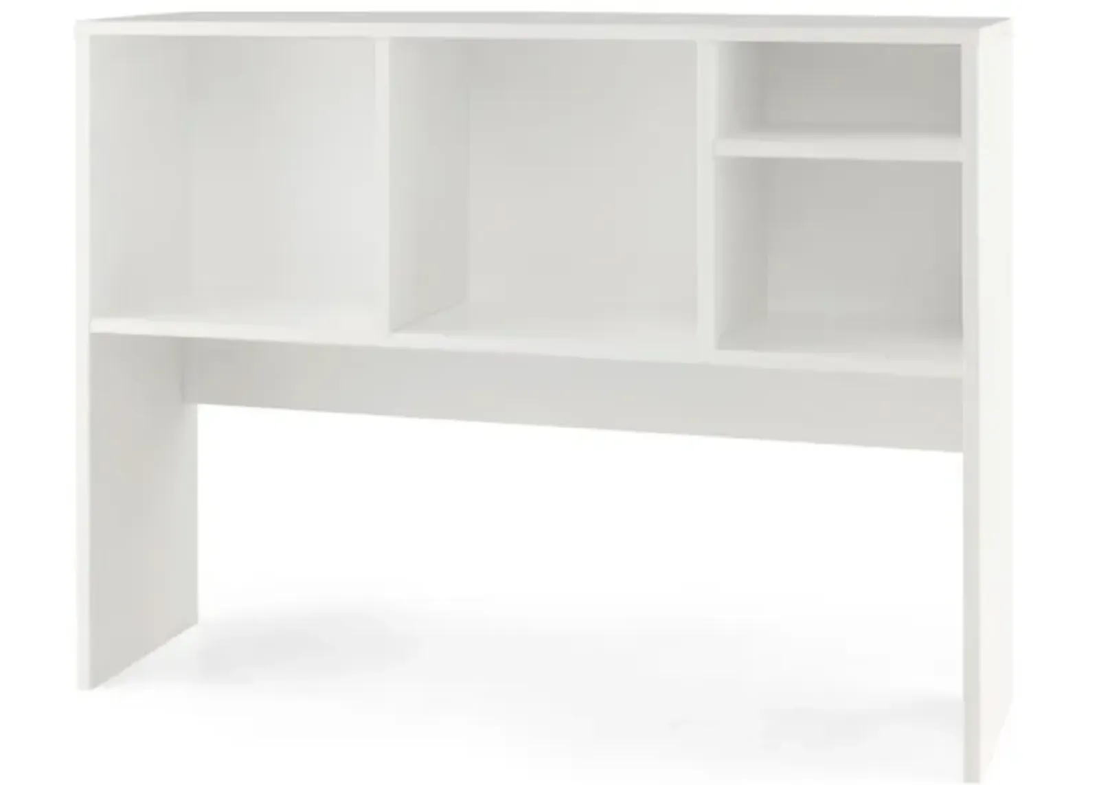 Hivvago Computer Desktop Bookcase with 4 Cubbies and Open Back Compartment