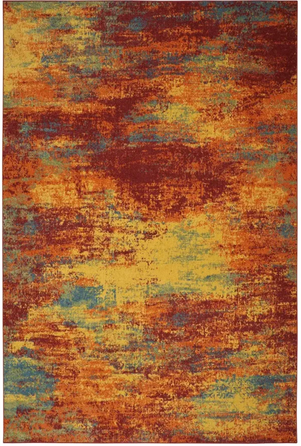 Nourison Essentials NRE06 Flame 4' x 6' Rug