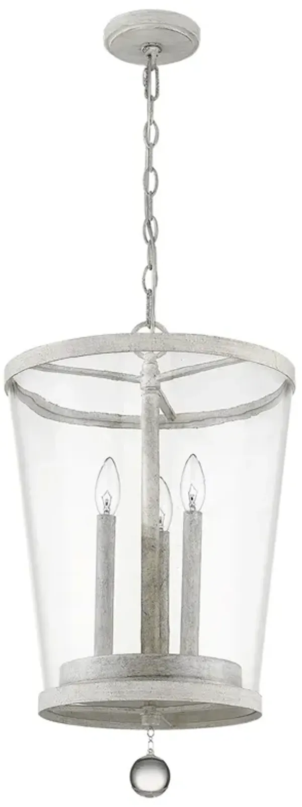 Hivvago Callie 3-Light Country White Foyer Pendant