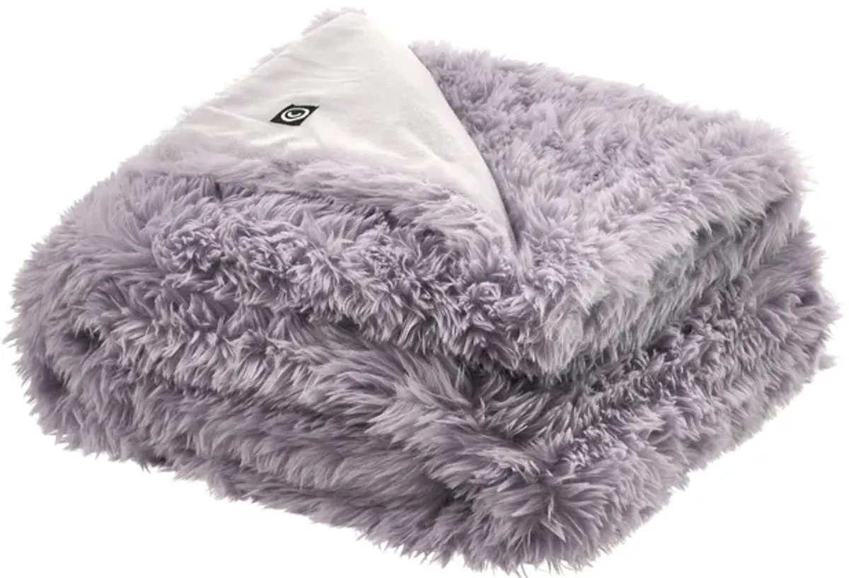 Cozy Tyme Labelle Faux Lamb Fur Throw 50"x60"