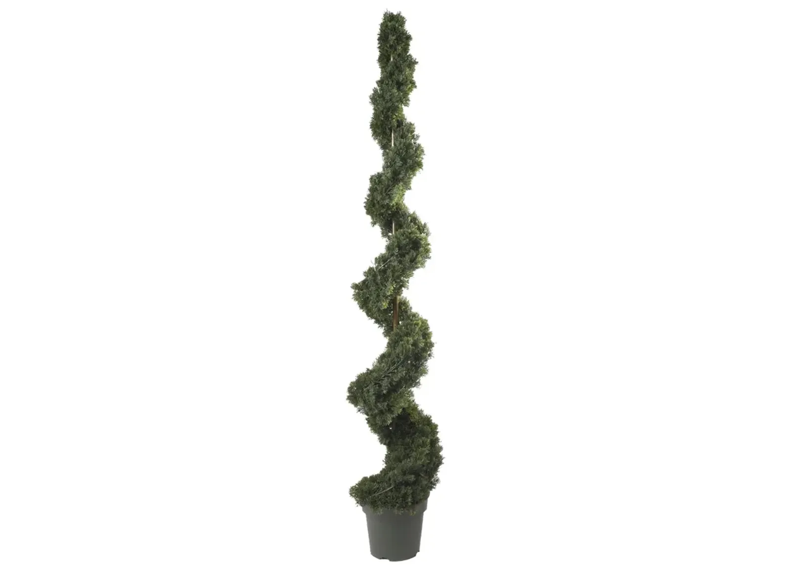 HomPlanti 6 Feet Cedar Spiral Silk Tree (In-door/Out-door)