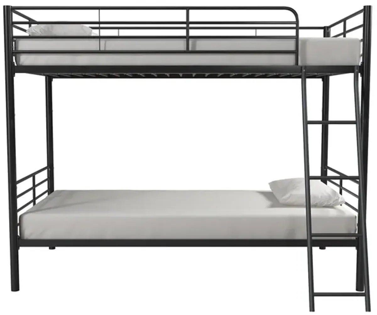 Atwater Living Daysi Convertible Twin over Twin Metal Bunk Bed