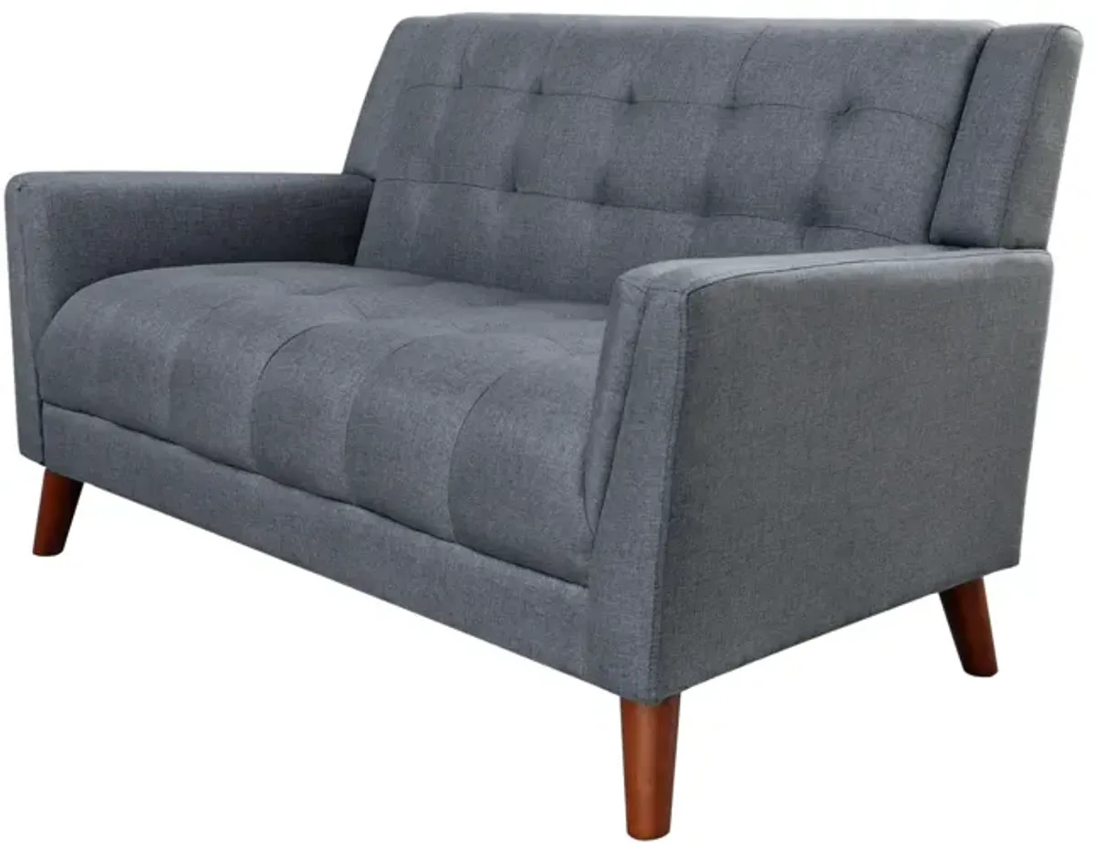 Merax Modern Fabric Loveseat Accent Sofa Chair