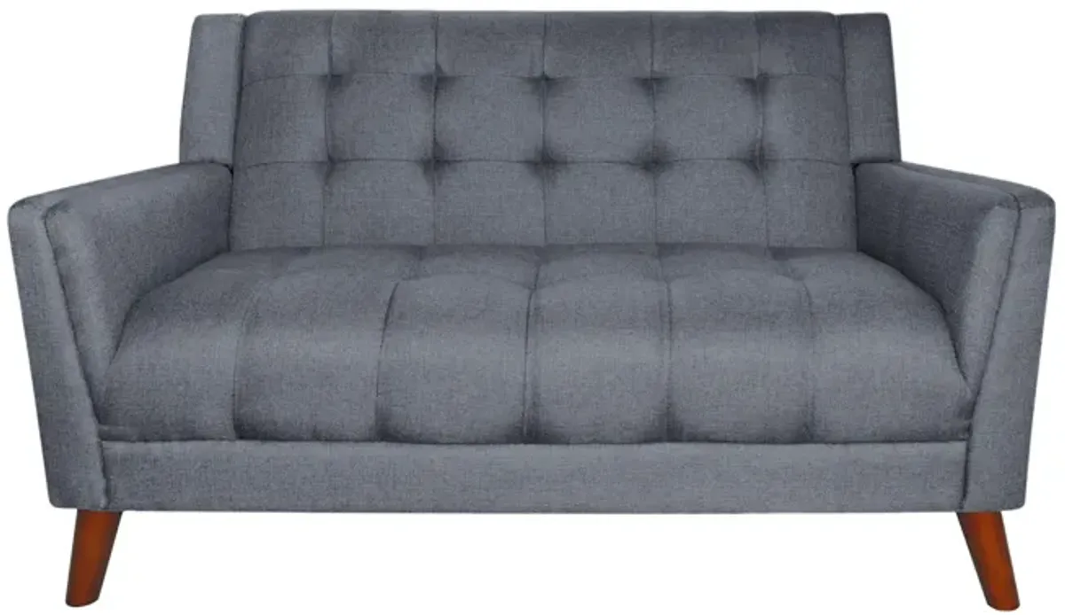 Merax Modern Fabric Loveseat Accent Sofa Chair