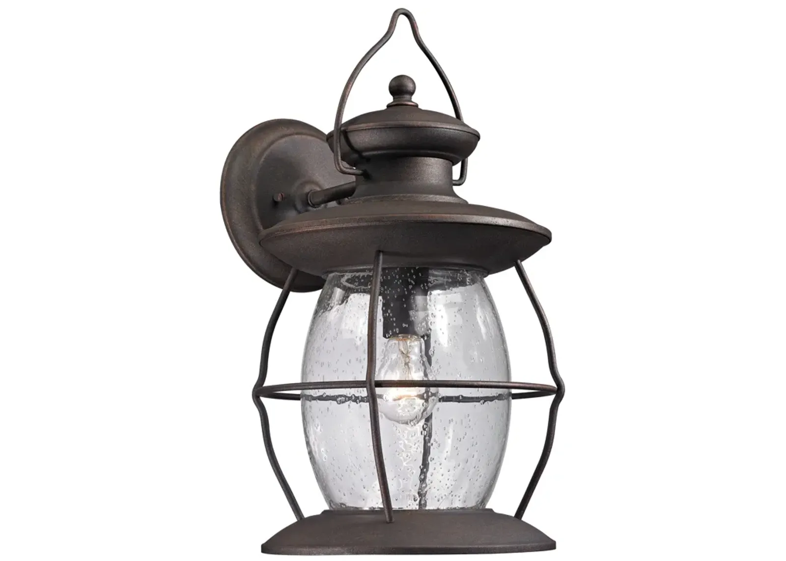 Village 18" High Lantern Outdoor Sconce