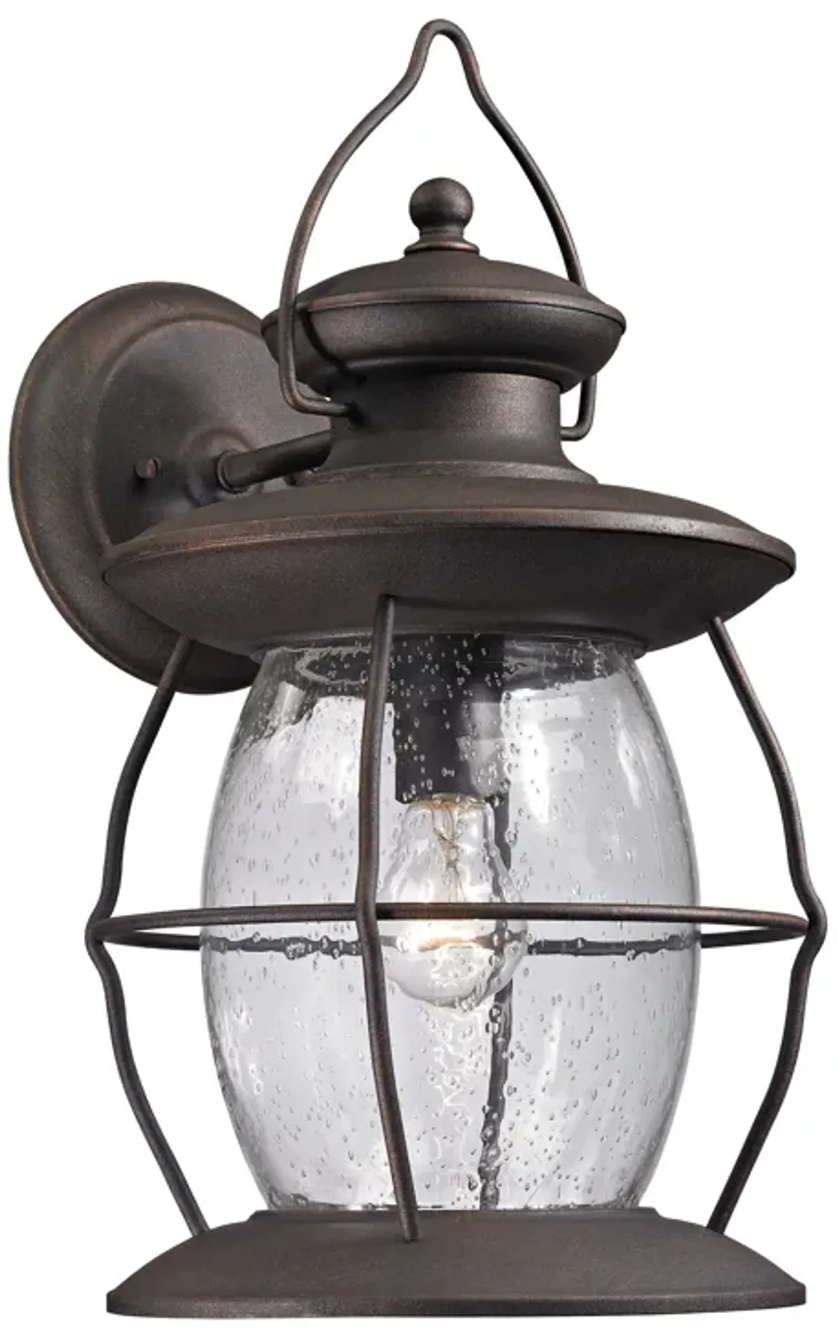 Village 18" High Lantern Outdoor Sconce