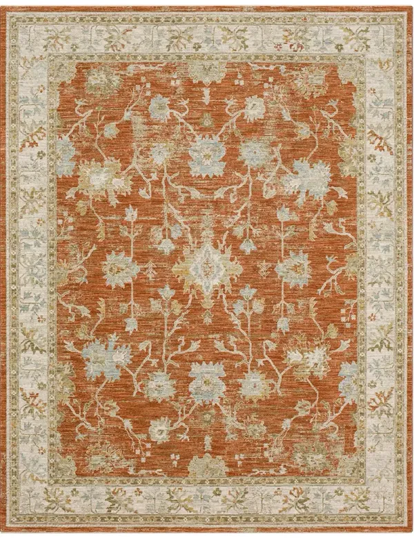 Adalia Iznik Rust 5' X 7' 6" Rug