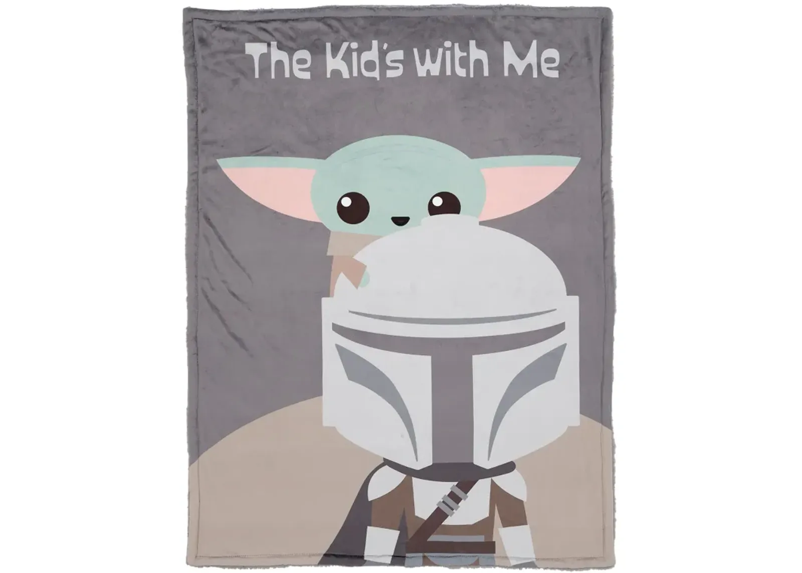 Lambs & Ivy Star Wars The Kids with Me Grogu/The Child/Baby Yoda Baby Blanket