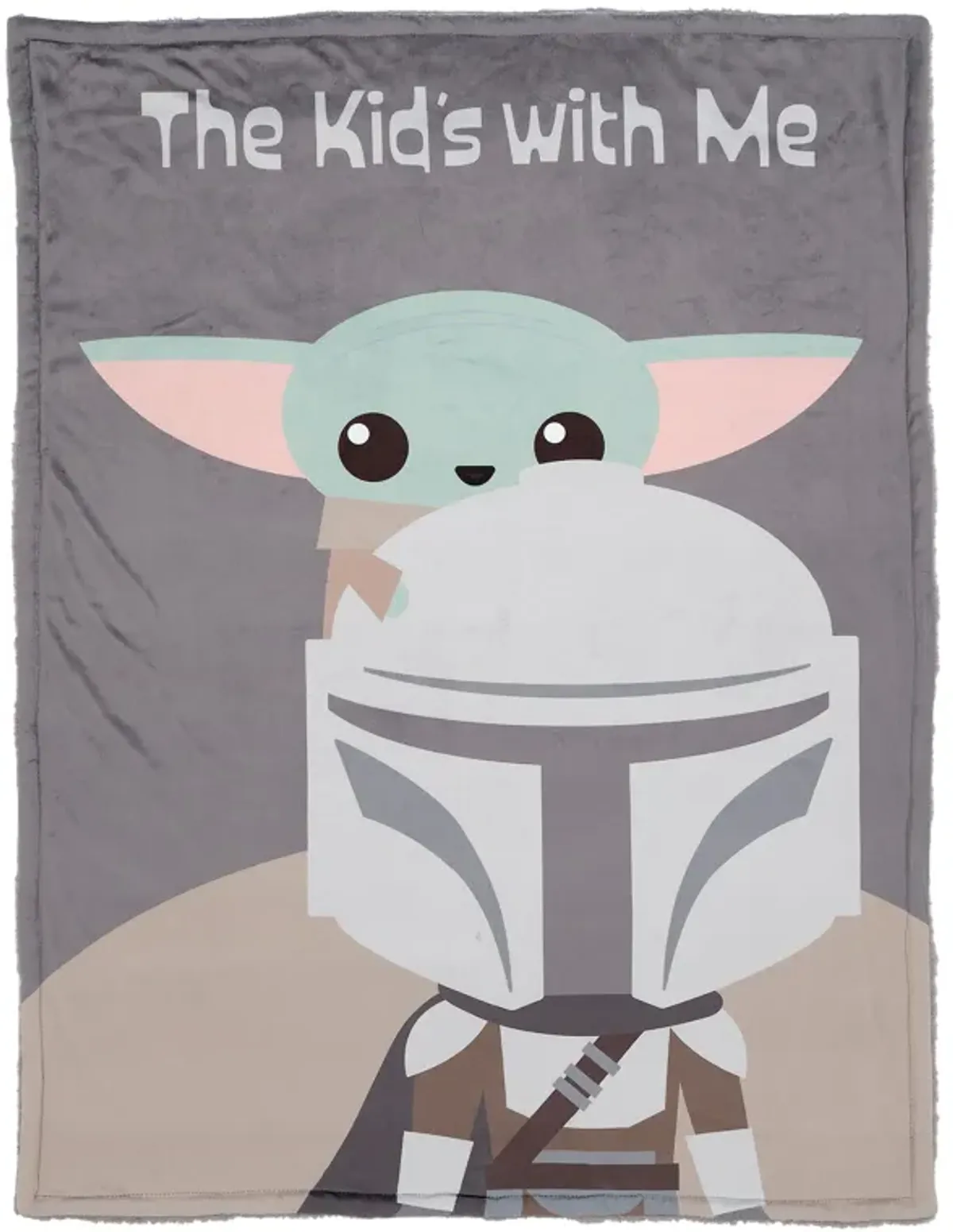 Lambs & Ivy Star Wars The Kids with Me Grogu/The Child/Baby Yoda Baby Blanket