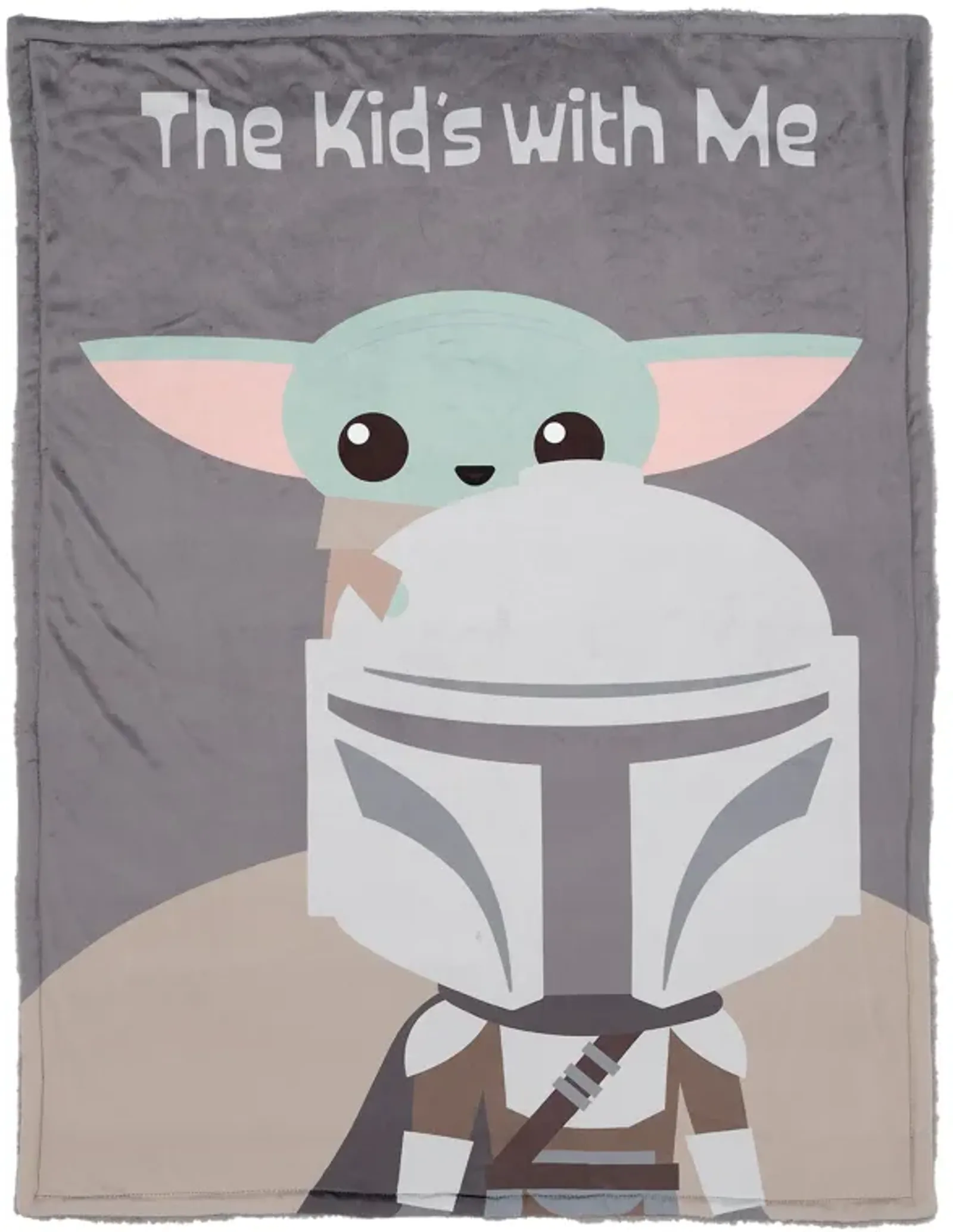 Lambs & Ivy Star Wars The Kids with Me Grogu/The Child/Baby Yoda Baby Blanket